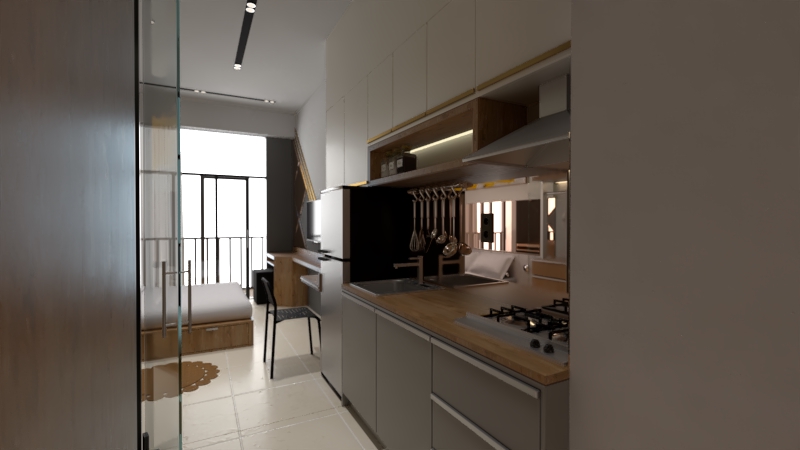 3D & Perspektif - Home / Apartment Interior Design - 11