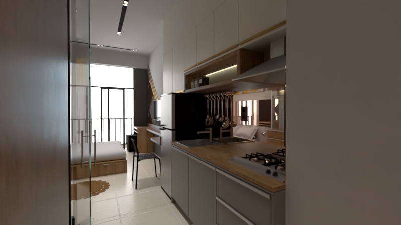 3D & Perspektif - Home / Apartment Interior Design - 12