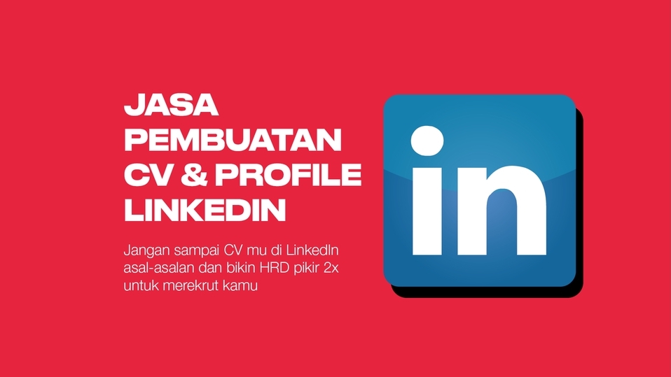 Portfolio & Resume - Jasa Pembuatan CV & Profile LinkedIn - 1