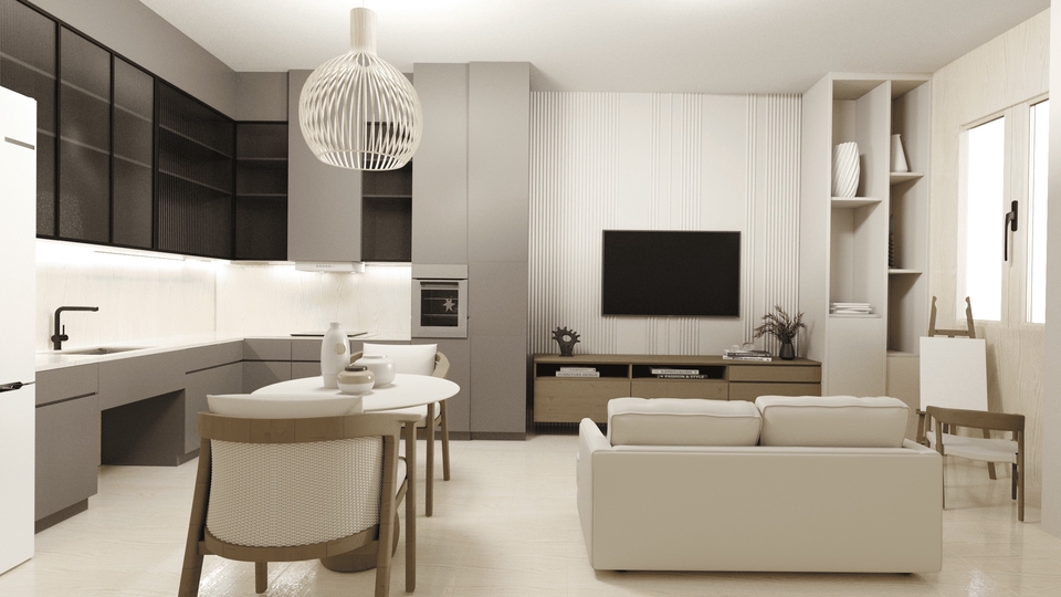 รับทำภาพ 3D Perspective Interior / Event Design