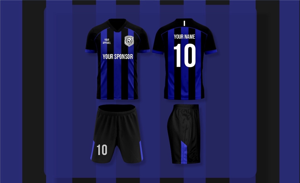 Desain Kaos & Motif - Desain Jersey Sepak Bola dan Futsal - 2