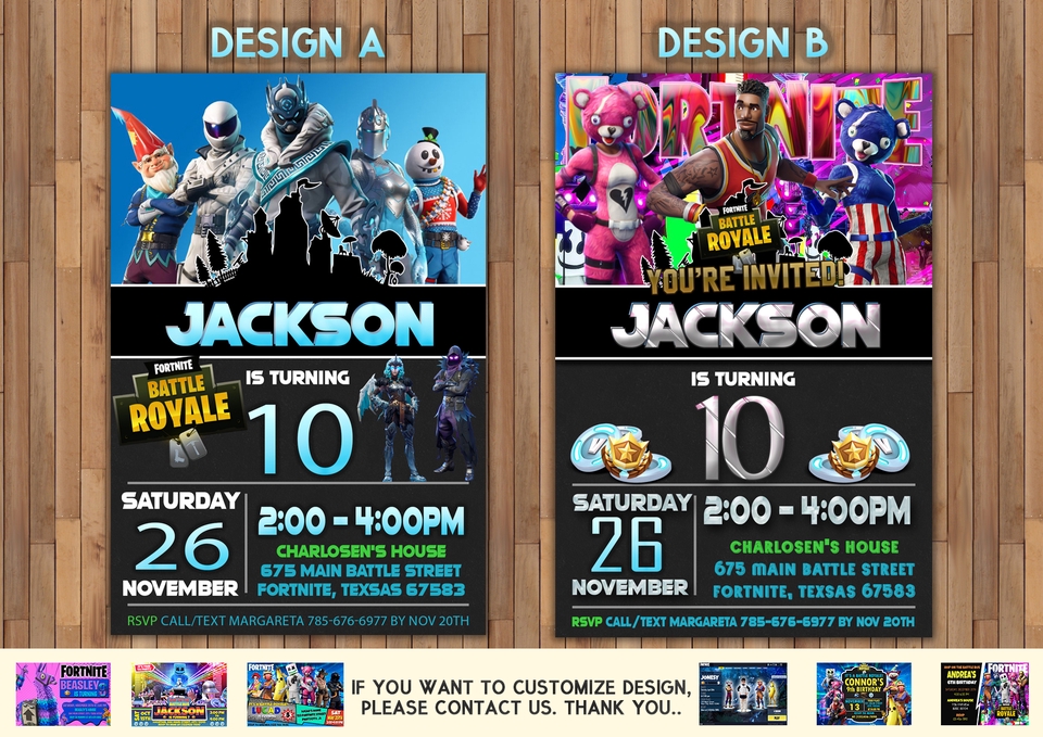 Portfolio & Resume - Birthday, Wedding, Party, ect Invitation Design - 4