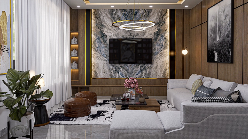 b8340c2c-e3f9-4778-aabd-d38c74a1a727 - ‼️Desain Interior Ruang Tamu Modern Natural‼️ (80.000m²)