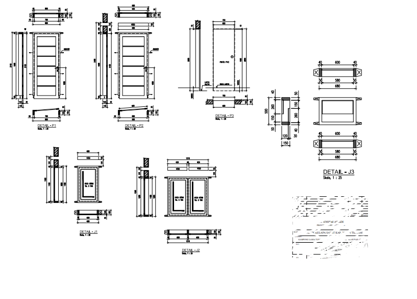 CAD Drawing - AUTOCAD - Desain rumah tinggal, perumahan, kantor, villa, ruko, appartement, hotel dll - 9