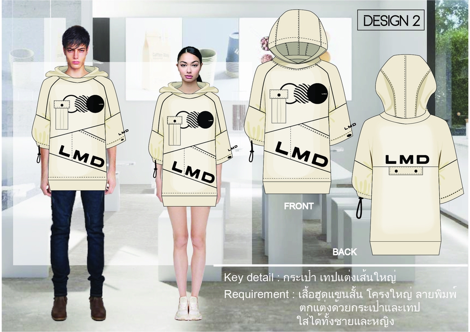 วาด/ออกแบบแพทเทิร์นเสื้อผ้า - รับออกแบบลายผ้า ลาย Repeat ออกแบบชุดแฟชั่นพร้อมลาย - 29