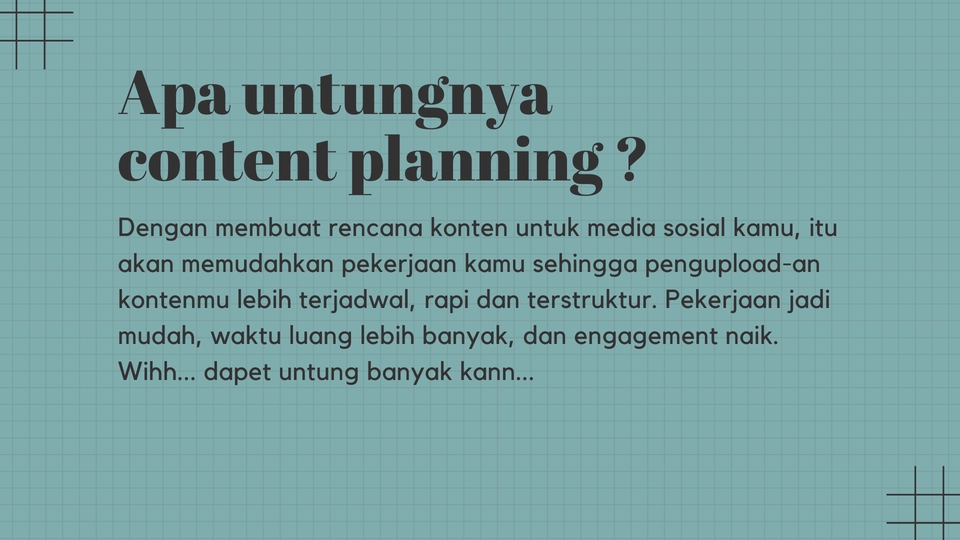 Keuntungan content planning untuk meningkatkan engagement media sosial, jasa digital marketing, jasa iklan facebook dan instagram, jasa pasang iklan di facebook, jasa iklan instagram.