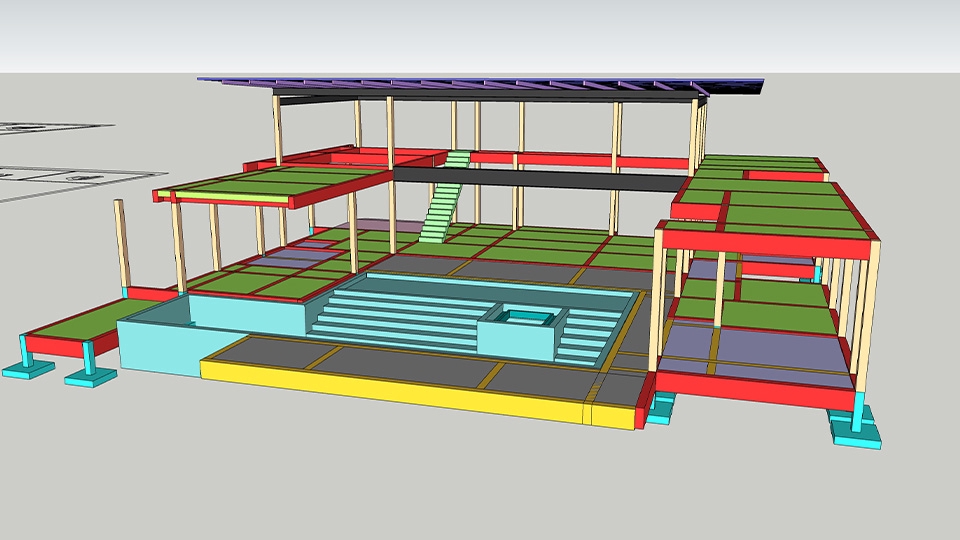 รับทำโมเดล 3D บ้าน อาคาร สถาปัตยกรรม  3D model บ้าน 3 มิติ  3d rendering 3d design 3d model 3d packshot