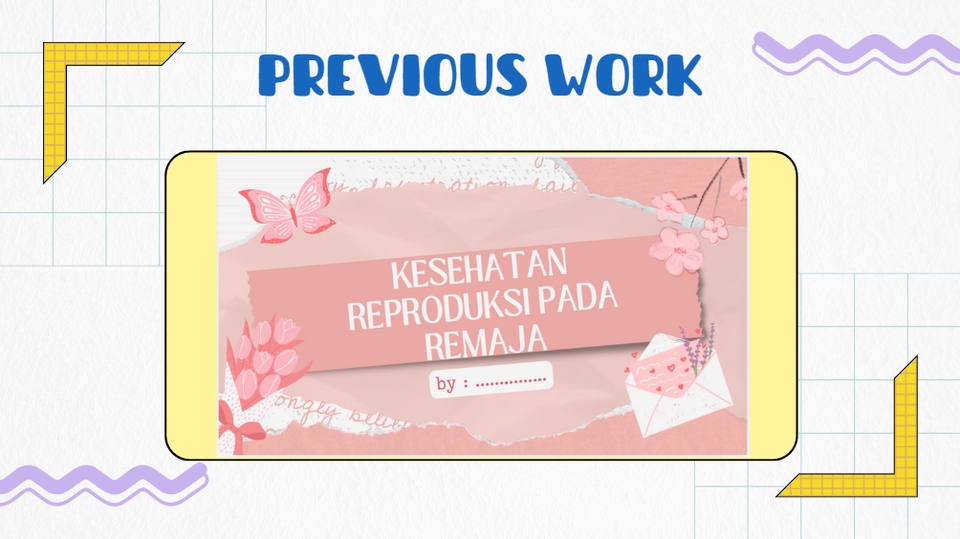 Jasa desain presentasi powerpoint kesehatan reproduksi pada remaja dengan desain profesional dan menarik