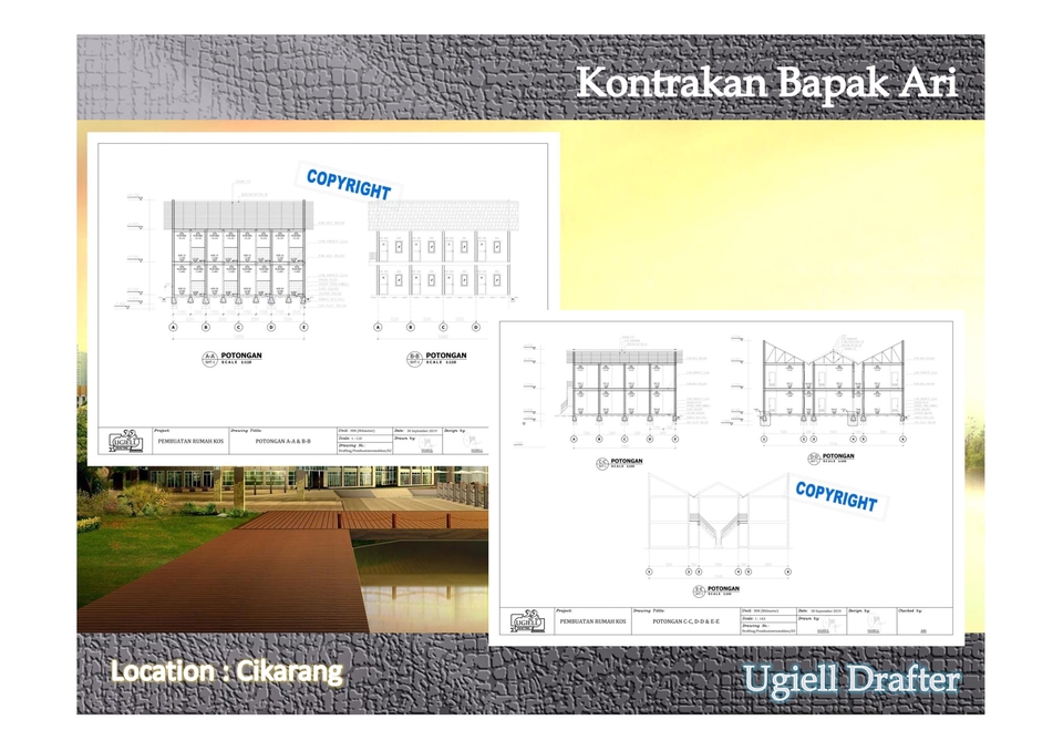 CAD Drawing - Desain Rumah, Desain GRC Krawangan untuk masjid - 5
