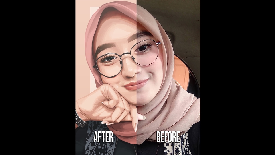 Gambar dan Ilustrasi - Jasa Desain Illustrasi Vector Portrait Murah - 2