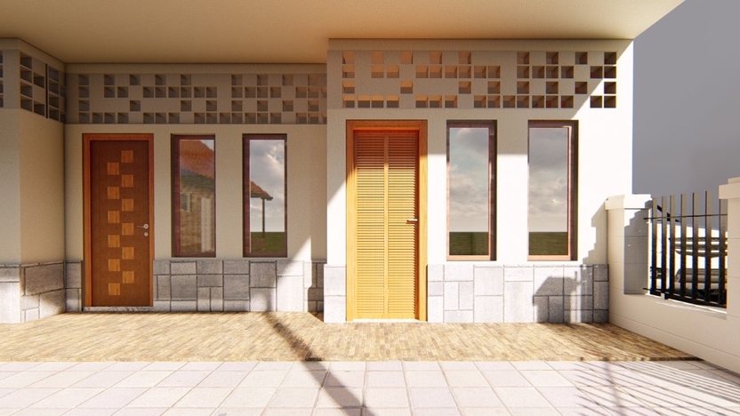 3D & Perspektif - Desain Arsitektural, Desain Interior dan 3D Render Picture/Video Animasi - 2