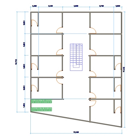 CAD Drawing - 2D Floor Plan Sederhana - 6