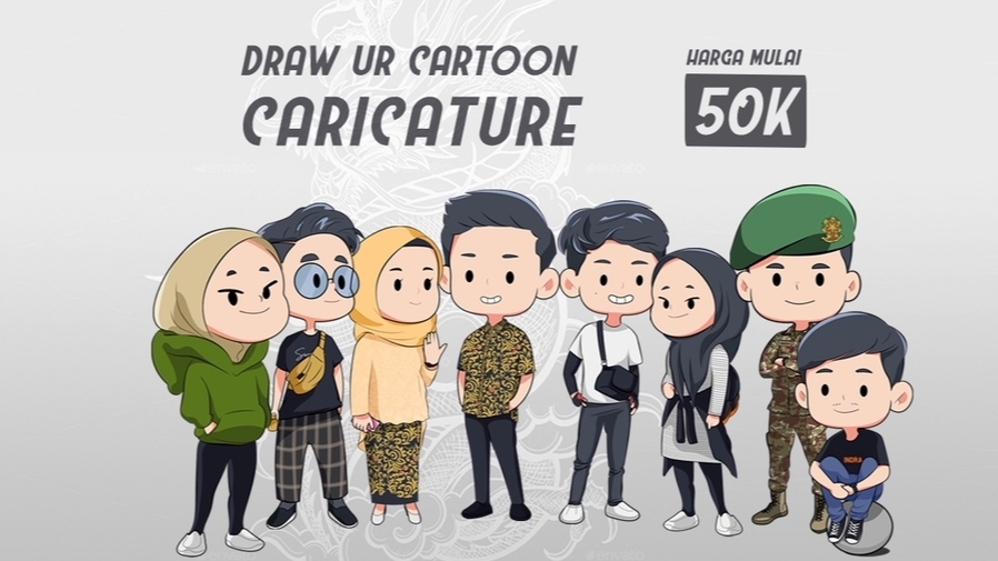 Gambar dan Ilustrasi - Kartun Karikatur Imut - 1