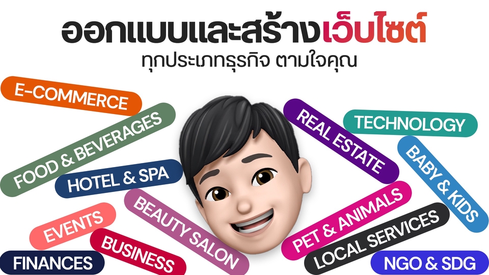 Wordpress - ออกแบบและสร้างเว็บไซต์ธุรกิจ ร้านค้าออนไลน์ เซลเพจ และอื่น ๆ ตามความต้องการ ด้วย WordPress - 1
