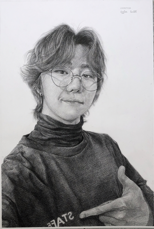 วาดภาพเหมือน Portrait - รับวาดภาพเหมือนคน สัตว์เลี้ยง - 3