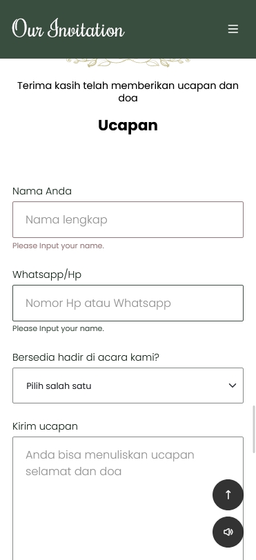 Kartu Ucapan & Video - Desain Undangan Nikah Online - 3