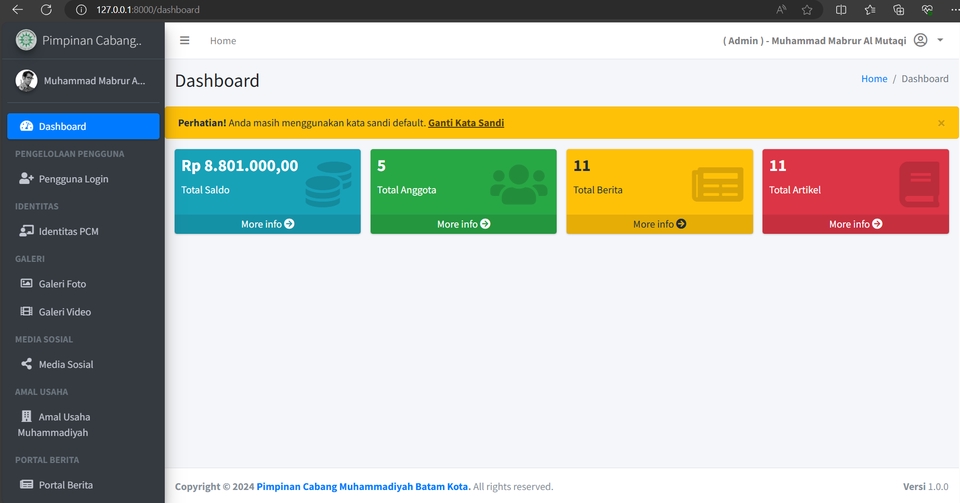 Web Development - Pembuatan Website Landing Page, Peminjaman Buku Perpustakaan, Human Resources, Software Custom, dll - 8