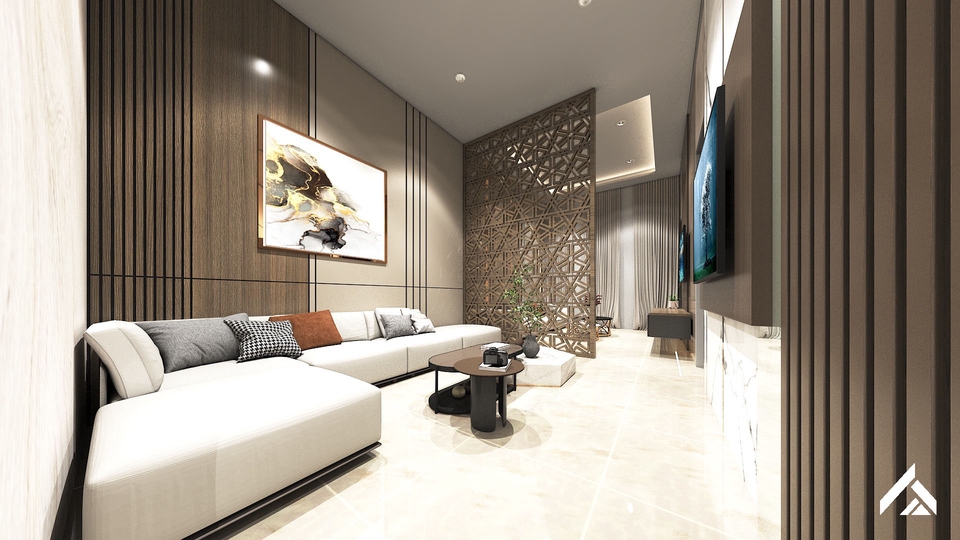 Jasa desain interior rumah minimalis modern dengan interior ruang tamu dan dapur yang nyaman dan estetis, desain interior, desain rumah minimalis, desain interior rumah, desain interior apartemen, desain rumah, interior rumah, interior apartemen, desain ruang tamu.