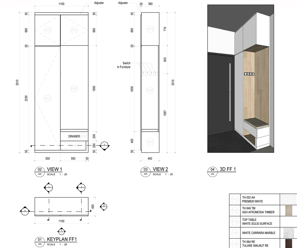 CAD Drawing - Interior CAD DD Drawing (Include CAD furniture drawing) - 5