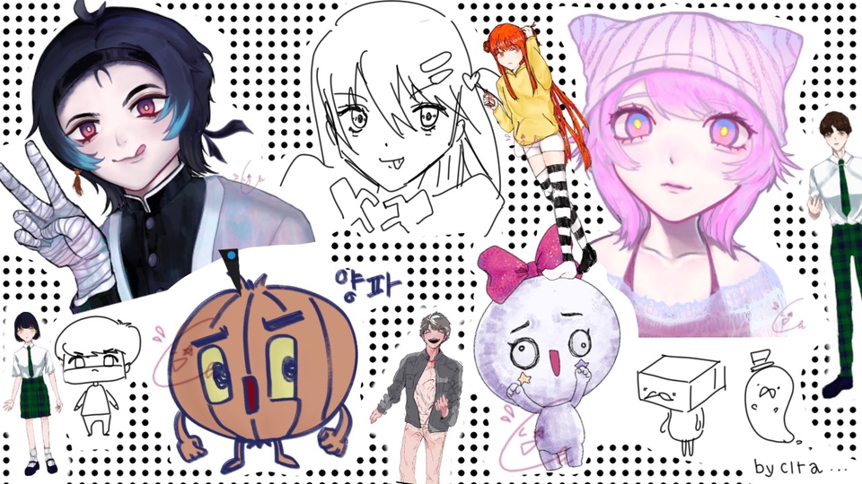 วาดภาพการ์ตูน - วาดคาแรคเตอร์จากการ์ตูน,เกม,OC/ Chibi / มาสคอตคนและสัตว์ - 1