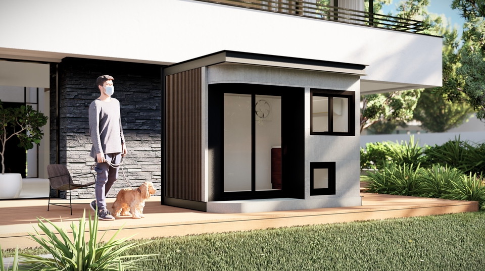 เขียนแบบวิศวกรรมและออกแบบโครงสร้าง - รับออกแบบ เขียนแบบก่อสร้าง, 3D Perspective/Exterior - Revit Architect - 7