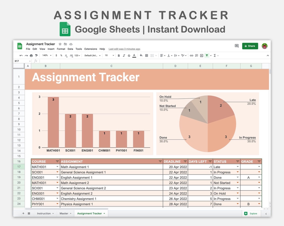Jasa input data excel untuk melacak tugas dengan deadline, status, dan nilai.  Gunakan template Google Sheets ini untuk meningkatkan efisiensi Anda.