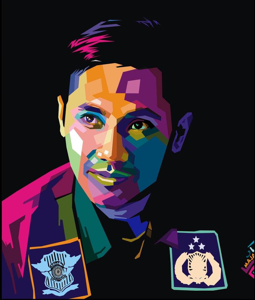 Gambar dan Ilustrasi - Tracing Gambar Dengan WPAP Style Cepat Harga Bersahabat - 19