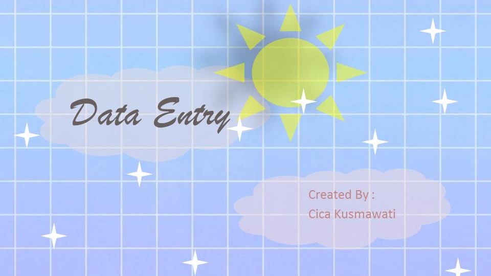 Entri Data - Entry Data / Input data Ms. Office - 1
