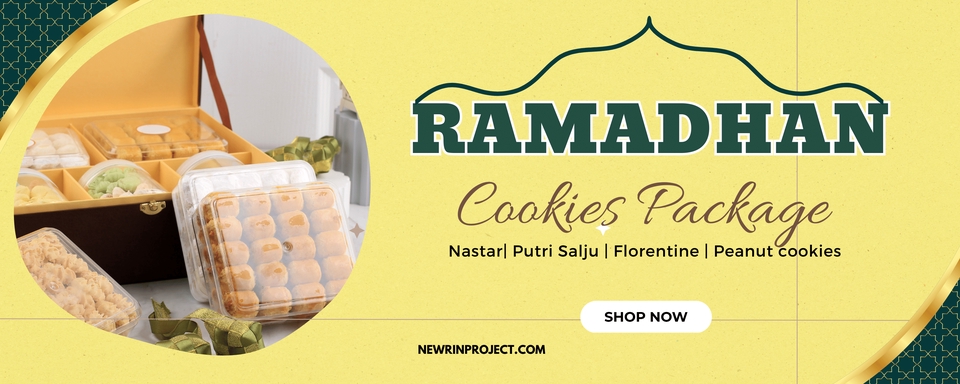 Jasa desain banner online Ramadan spesial cookies untuk promosi toko online Anda di Instagram, Facebook dan Website.