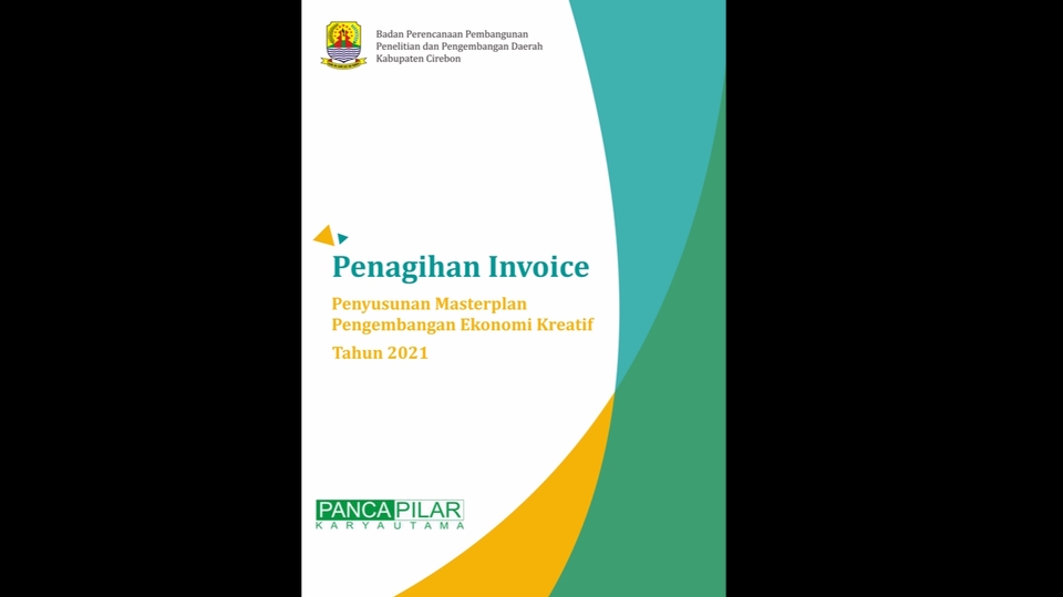 Invoice Penagihan Masterplan Pengembangan Ekonomi Kreatif Tahun 2021 - Panca Pilar Karya Utama