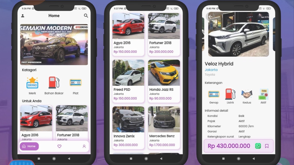 Aplikasi Mobile Android / iOS Premium menggunakan Flutter Harga Terjangkau