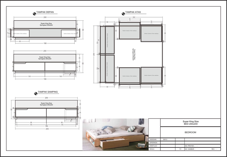 Desain Furniture - GAMBAR KERJA FURNITURE - 5