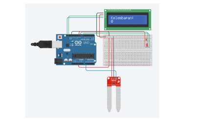 Jasa Pembuatan Robot dengan Arduino dan Sensor Kelembaban Tanah.