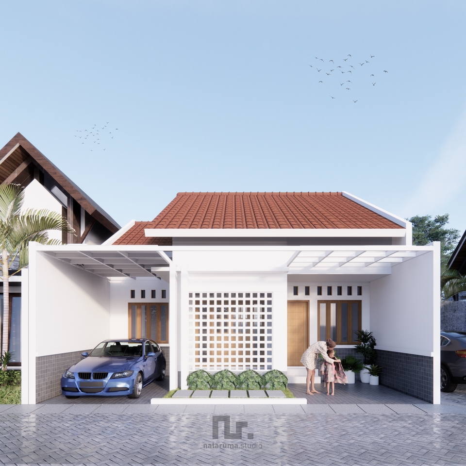 3D & Perspektif - JASA PERENCANAAN DESAIN RUMAH TINGGAL - TERJANGKAU - 7
