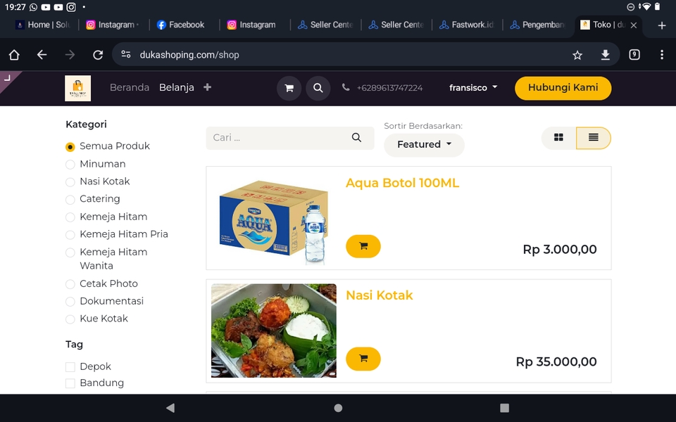 Jasa pembuatan website toko online, website company profile, dan website wordpress. Harga website company profile dan toko online murah. Buat website profesional.