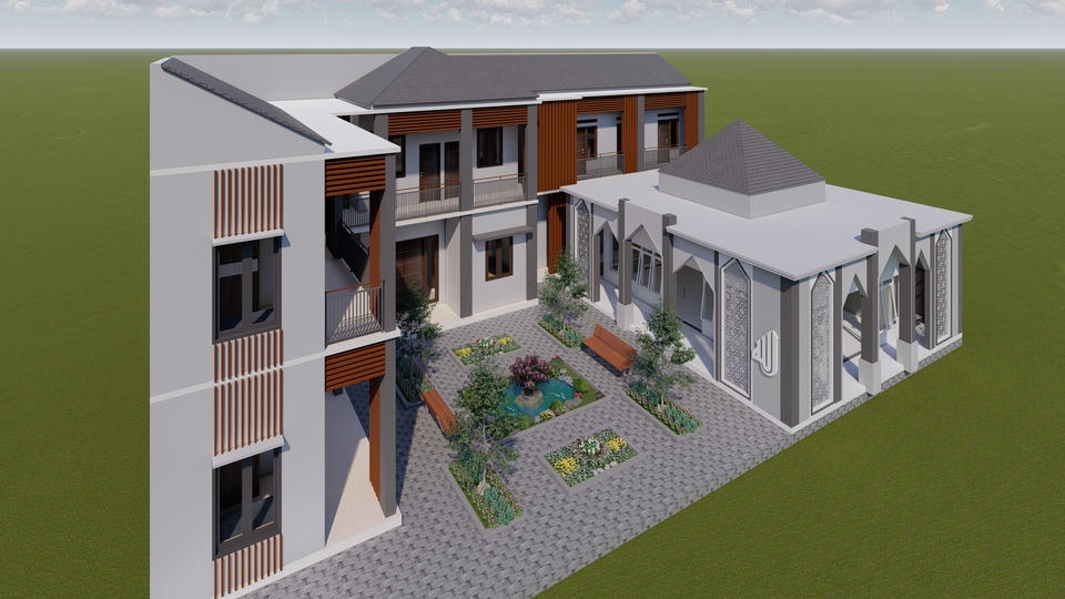3D & Perspektif - Menerima Gambar 3D Bangunan, Rumah, Landscape, DLL. - 4
