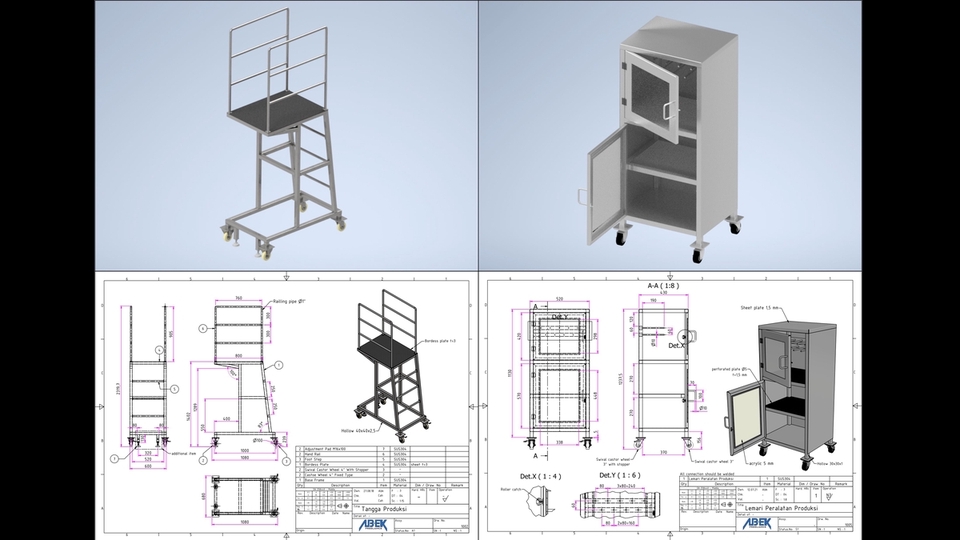 CAD Drawing - 3D & 2D CAD, Inventor - AutoCAD - 5