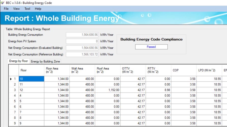 อื่นๆ - คำนวนค่าการใช้พลังงานอาคารตามกฏกระทรวงพลังงาน (BEC: Building Energy Code) - 1