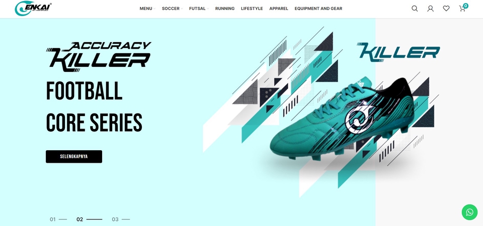 Jasa pembuatan website profesional dengan desain modern dan fitur lengkap.