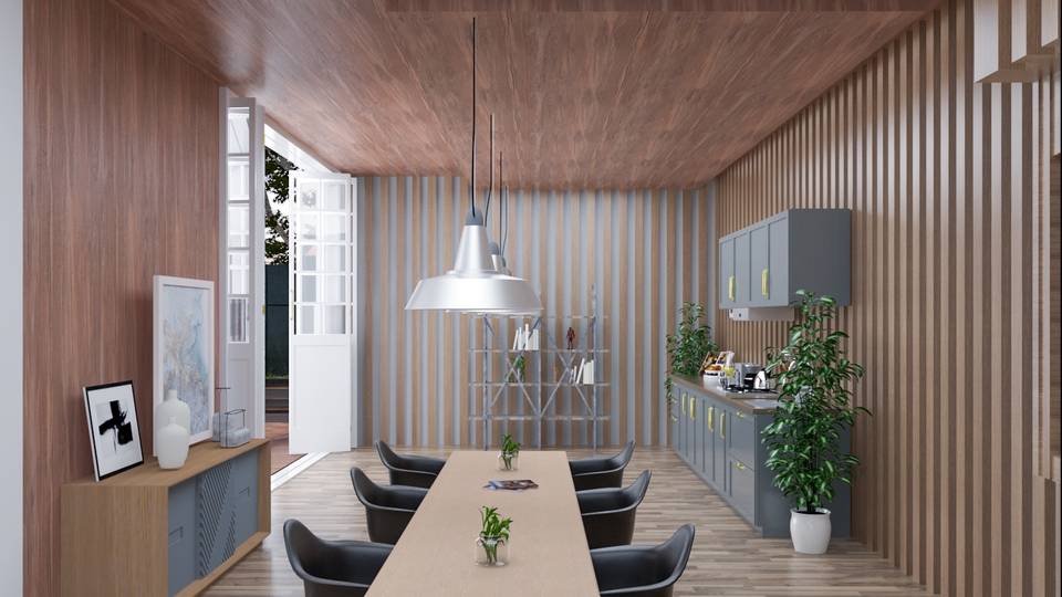 3D Perspective - รับทำภาพ Perspective+ขึ้นโมเดล interior Exterior render ออกแบบตามต้องการ - 1