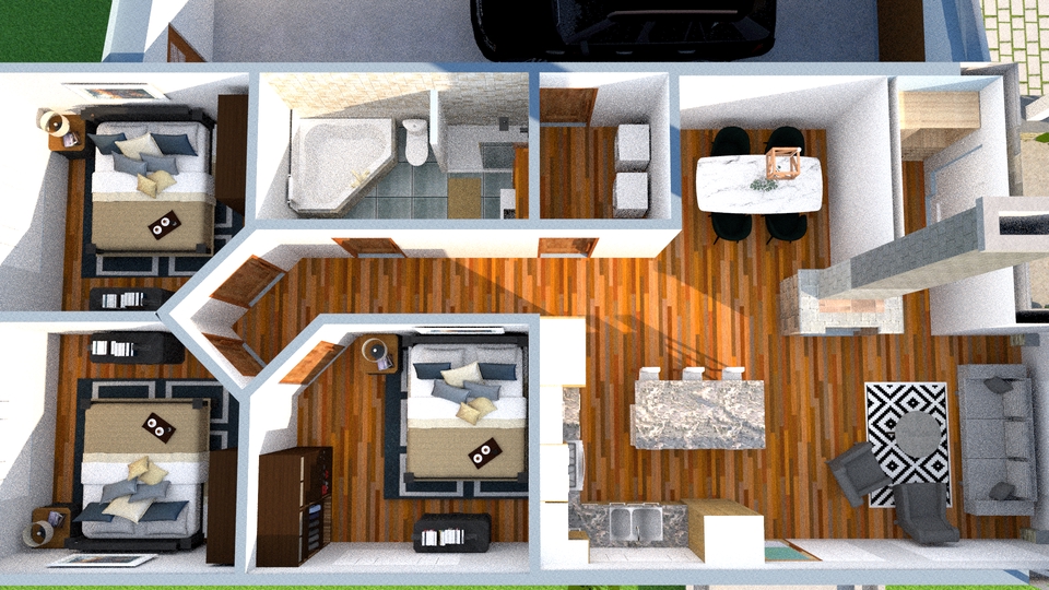 CAD Drawing - Gambar Kerja Arsitektur & Interior - 4
