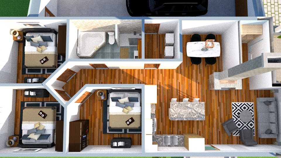 CAD Drawing - Gambar Kerja Arsitektur & Interior - 3