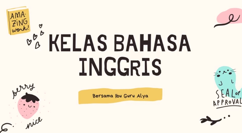 Jasa desain presentasi powerpoint untuk kelas bahasa inggris, desain ppt profesional, buat slide presentasi