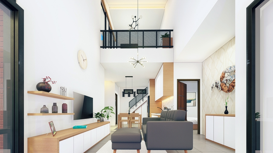 3D & Perspektif - Jasa Desain Interior Rumah Tinggal - 7
