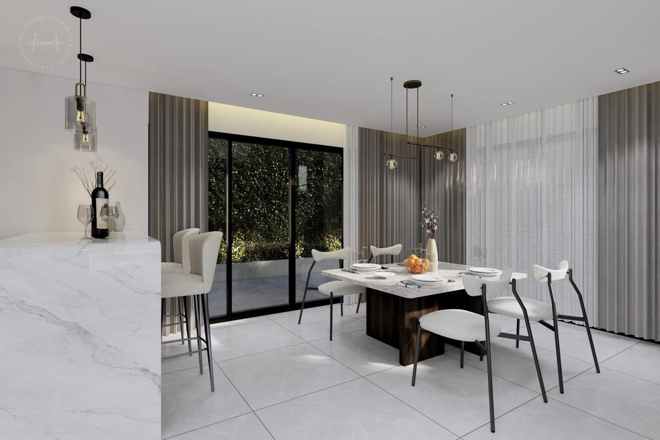 รับออกแบบตกแต่งภายในบ้านหรู พร้อมเฟอร์นิเจอร์สวยงาม สไตล์โมเดิร์น