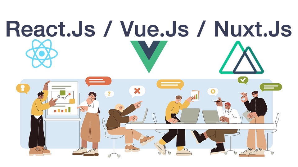Web Development - รับพัฒนาเว็บไซต์ React.js, Vue.js, Nuxt.js - 1