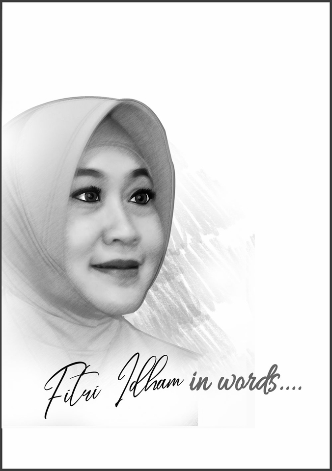 Gambar Potret - Sketsa Potrait Wajah dan Full Body Dari Foto Kamu - 9