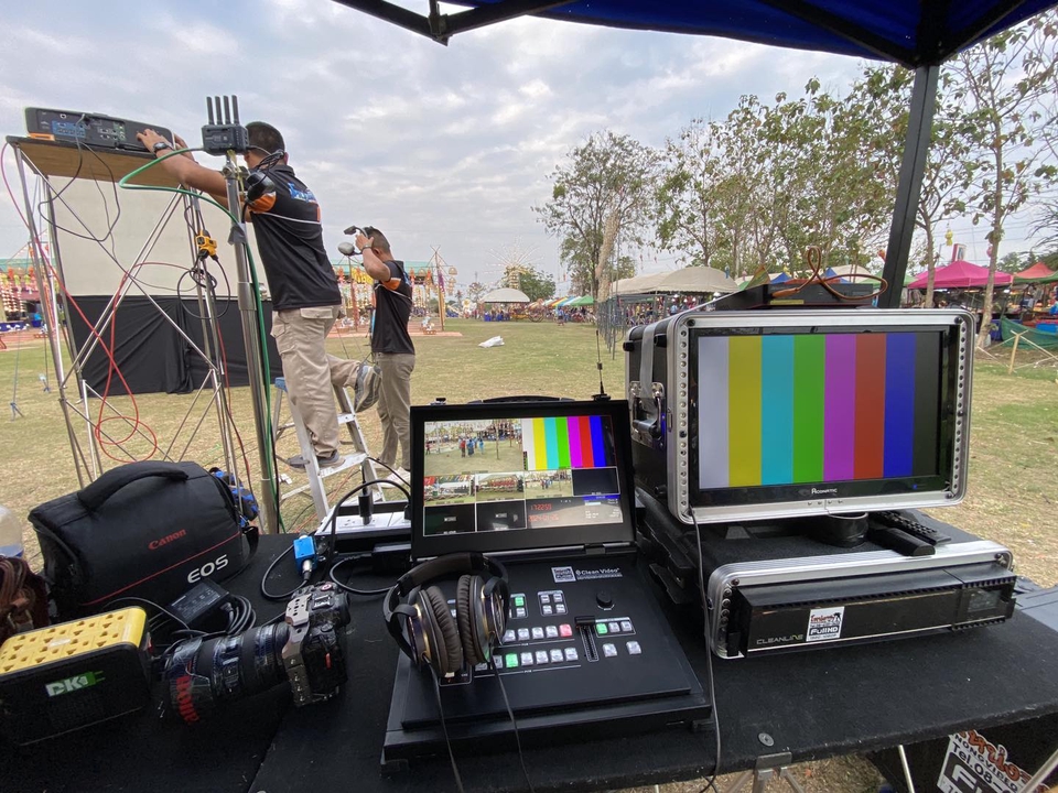 ถ่ายวีดีโอ - รับถ่ายวีดีโอ ชุดกล้องระบบตัดต่อสด โอบี กล้อง 2-6 ตัว - 12