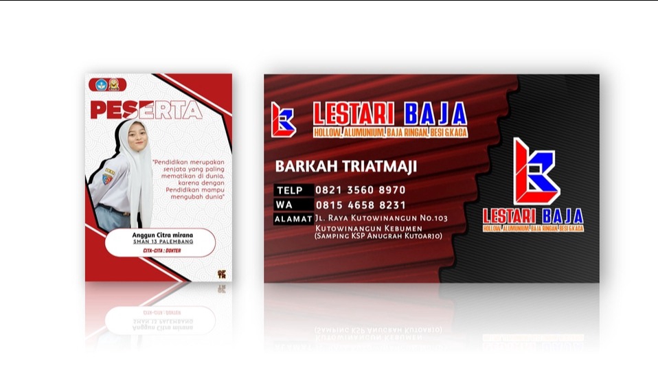 Digital Printing - ID CARD KEREN, KECE, TRENDI - 1