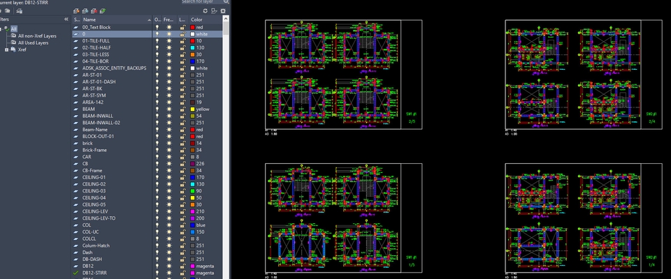 เขียนแบบวิศวกรรมและออกแบบโครงสร้าง - รับงานเขียนแบบ สถาปัตย์ โครงสร้าง 2D 3D Autocad Sketchup - 5